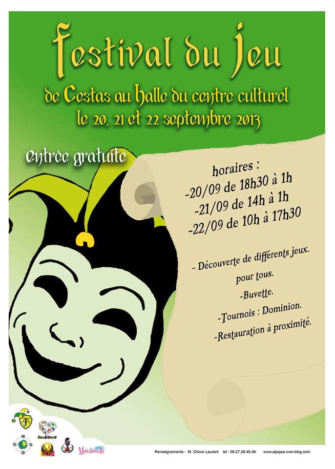 Festival du jeu de Cestas - 20 au 22 Septembre 2013 Festiv10