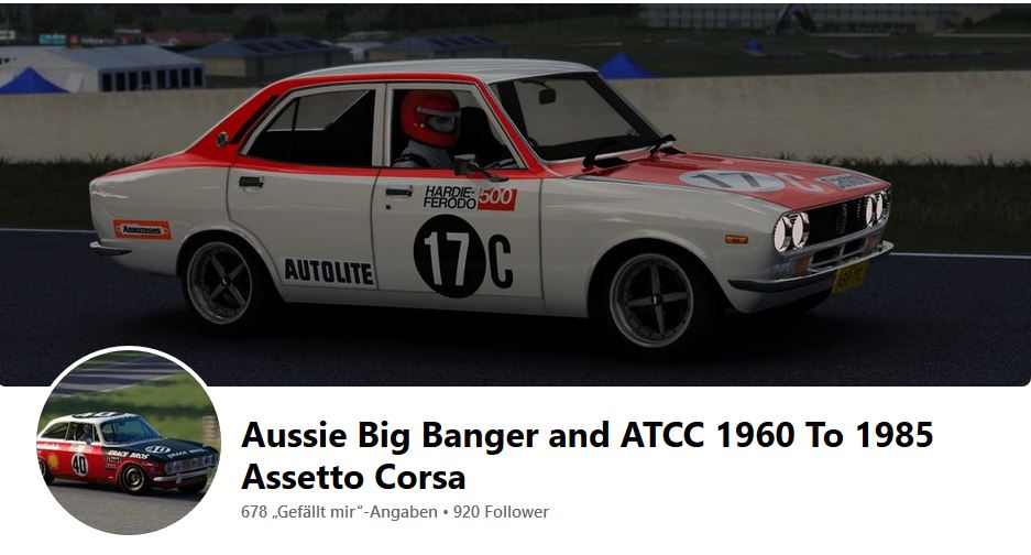 Aussie Big Banger and ATCC 1960 To 1985 Assetto Corsa Atcc10