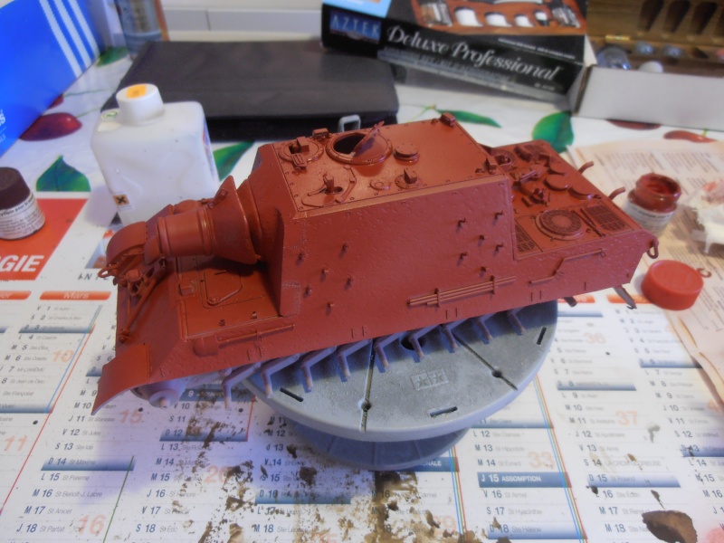 Jagdtiger fin de guerre ( la peinture ) P3231214