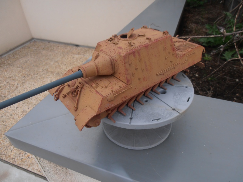 Jagdtiger fin de guerre ( la peinture ) P3231310