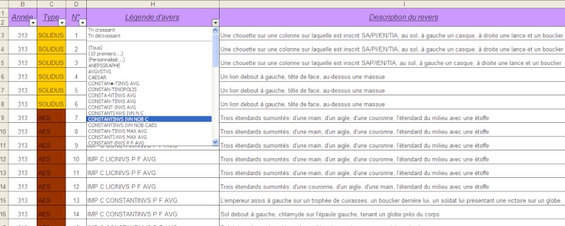 Le RIC VII au format Excel. Rica110