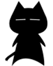 Emoticon mèo đen _scale13