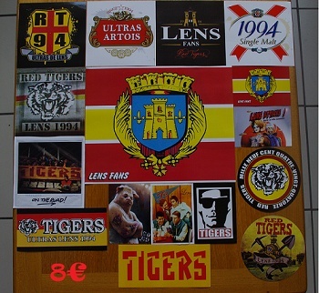 red tigers,kop sang et or,bollarte boys,galiboys,north devils et supp r lens Sticke10