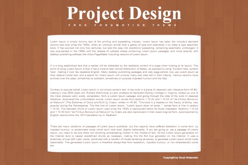 Project D - Free Forumotion Theme - Page 3 Screen10