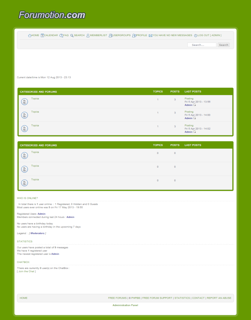 Project D - Free Forumotion Theme - Page 3 Screen10