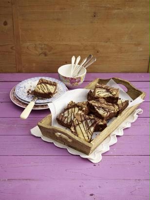 Birnen-Nuss-Brownies vom Blech Birnen10