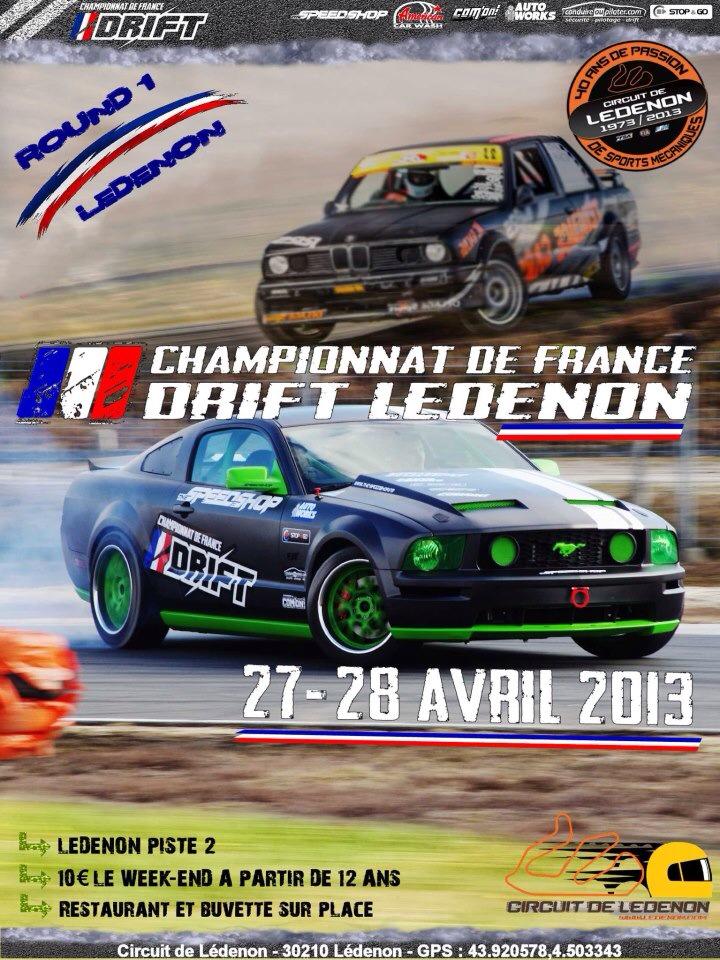 Championnat de france de drift le 27 et 28 Avril 2013 à Ledenon (dpt 30) 64438011