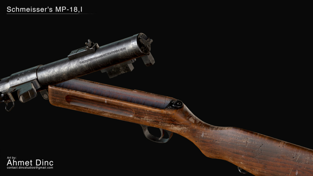 Le Pistolet-mitrailleur MP 18 / I de 1918 0babeb10