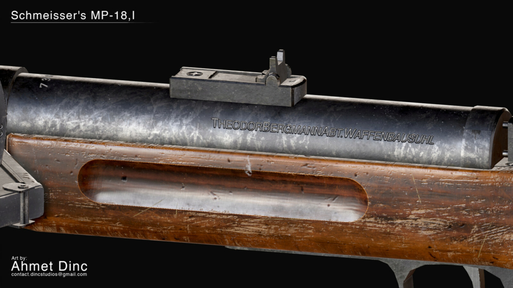 Le Pistolet-mitrailleur MP 18 / I de 1918 18635a10