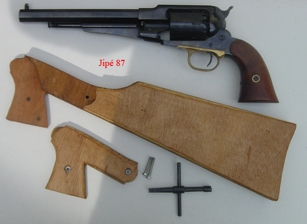 Fabrication d'une crosse d'épaule pour Remington 1858 Crosse19