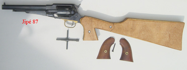 Fabrication d'une crosse d'épaule pour Remington 1858 Crosse20