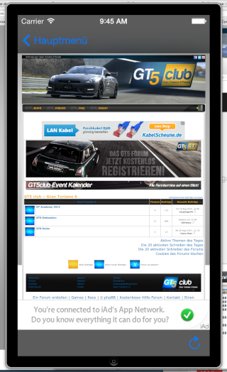 GT5 Club App für Apple! Bildsc10