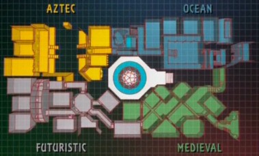 The Crystal Maze - Channel 4 (Royaume-Uni) - 1990-1995/depuis 2017 Map_zo11