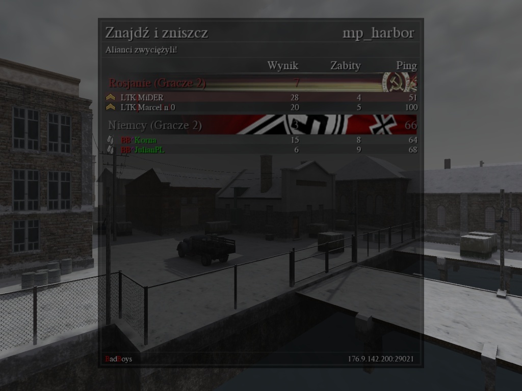 Fun War (FW) LTK vs. BB 23.08.2013 14:00 gtm +1 Coduom10