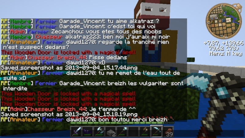 Insulte sur le serveur 2013-014