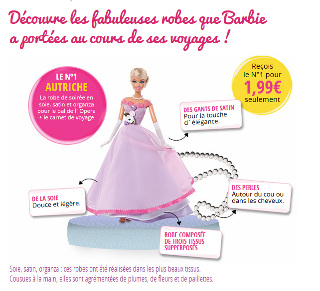 robe de princesse Barbie pour 1,99€  Barbie10