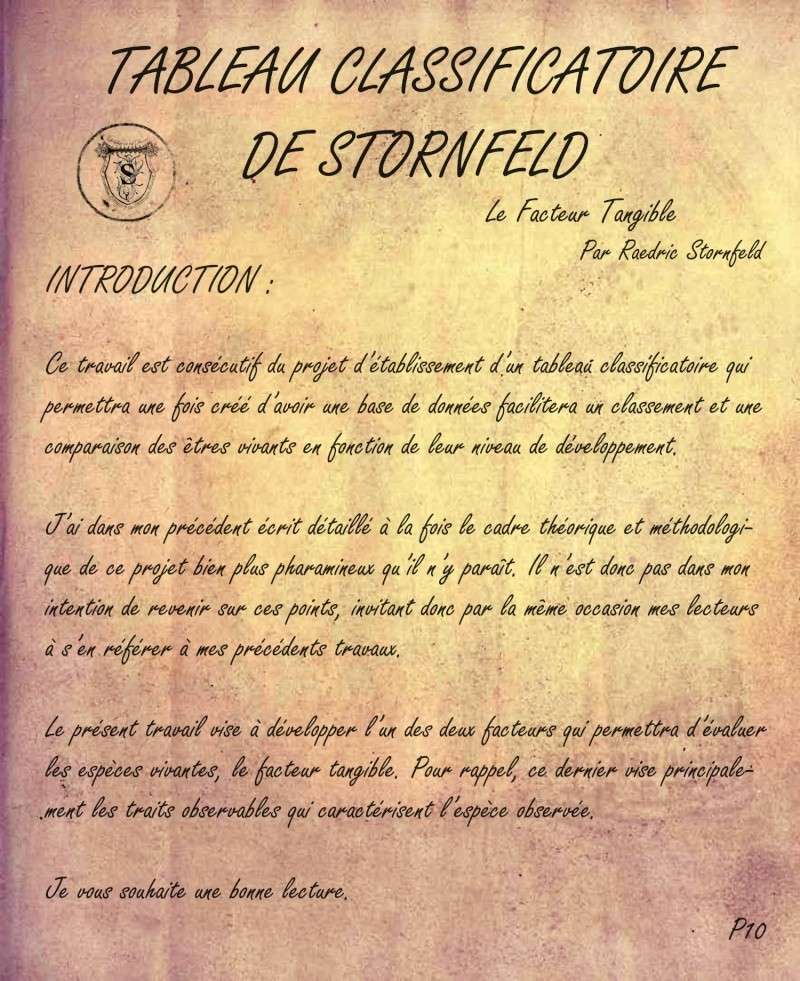 [BIO] Tableau Classificatoire de Stornfeld : Le Facteur Tangible, par Raedric Stornfeld Tablea10