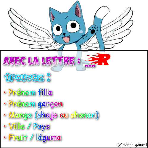 Le petit bac version manga =p P11