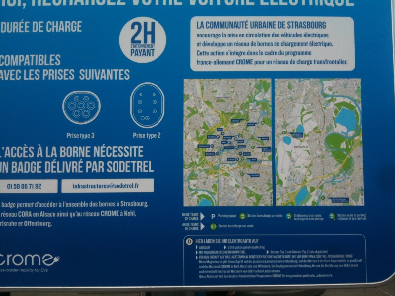 Borne de recharge géré par Sodetrel en Alsace Carte10