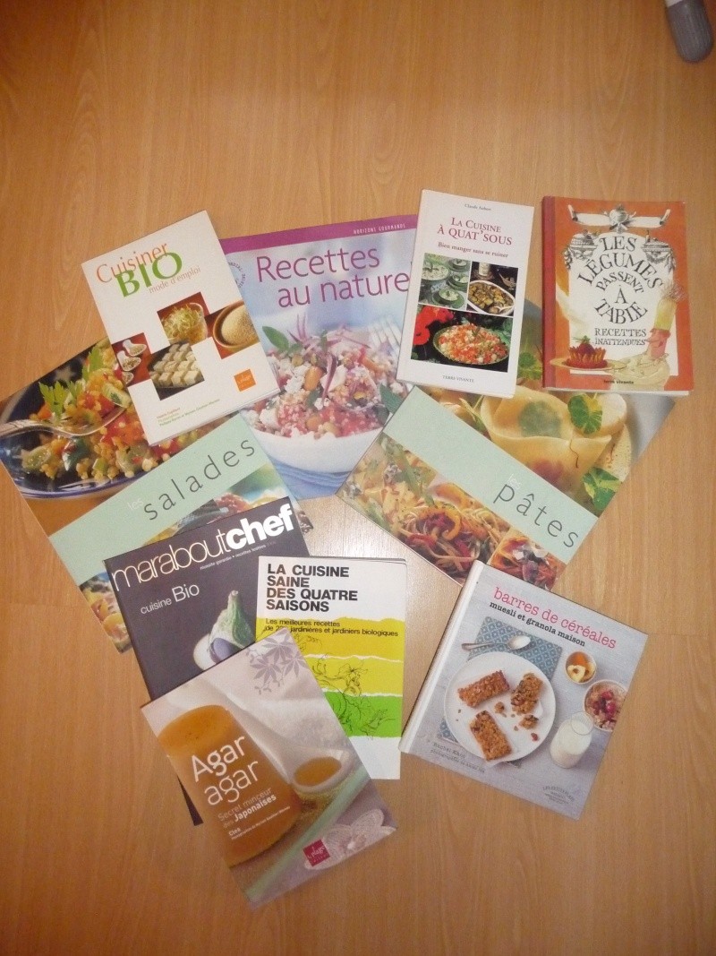 Vends ou troque lot de livres de recettes bio/naturelles P1080710