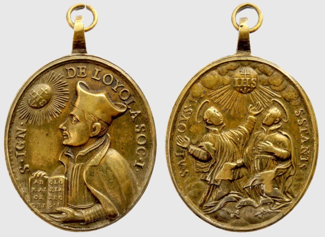 S. Ignacio de Loyola- Gloria de S. Luis Gonzaga y S. Estanislao de Kosktka (R.M. SXVIII-O202) Ignaci12
