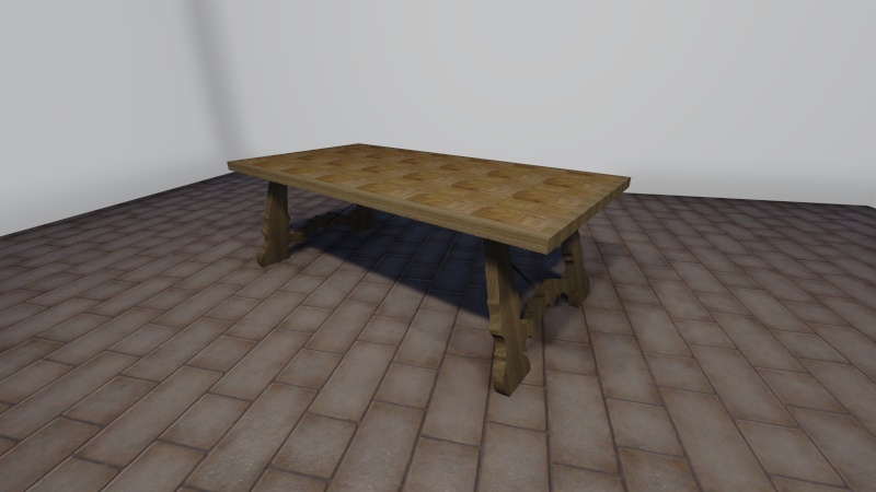 Objets sketchup 3d youyou40 Table_13