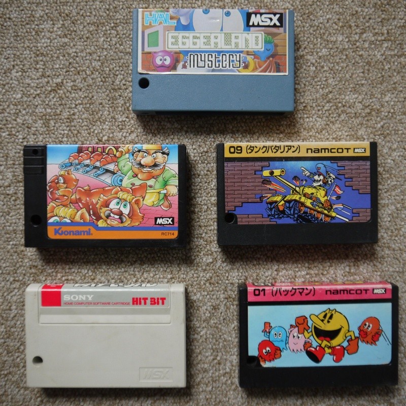 [ESTIM] Jeux Msx, Atari 2600, Famicom et Intellivision P1020711