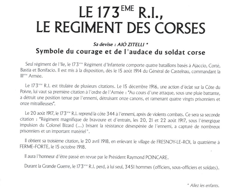 173ème RIA, le régiment des corses 173rir10