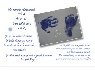 Faire Part Pour Mon Ange