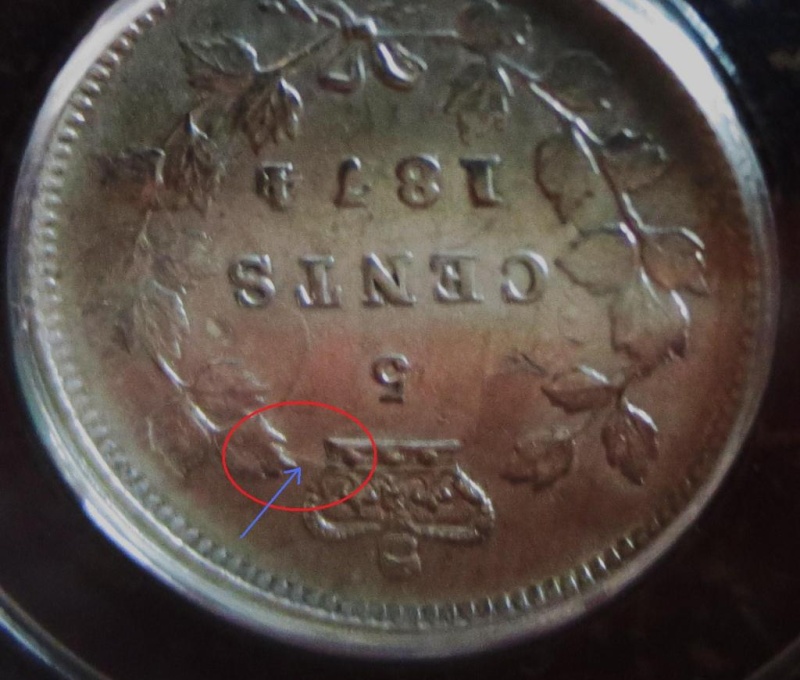 1874H - "C4" Date Étroite (Narrow) & Coin Entrechoqué (Die Clash) Img_1113