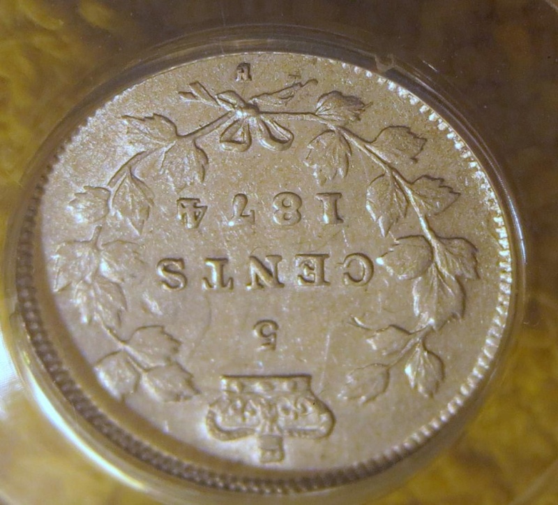 1874H - "C4" Date Étroite (Narrow) & Coin Entrechoqué (Die Clash) Img_1114