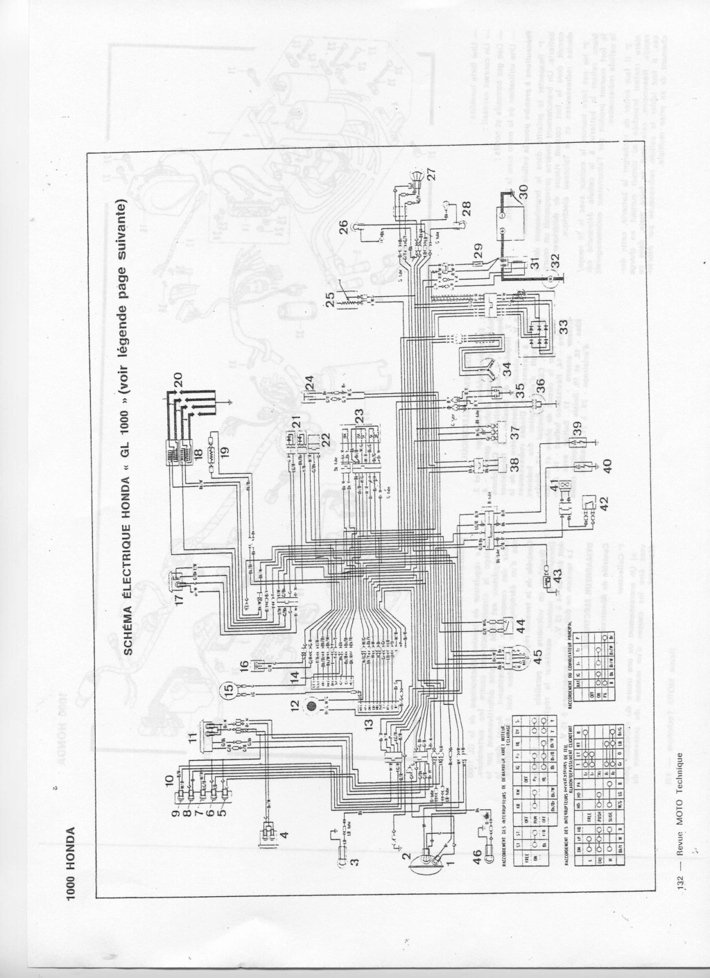 schéma électrique pour une 1000 GL Page1310