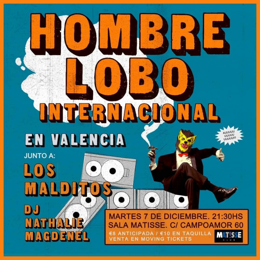 HOMBRE LOBO INTERNACIONAL - LOS MALDITOS. 7 DE DICIEMBRE 2021 MATISSE Fb_i2012