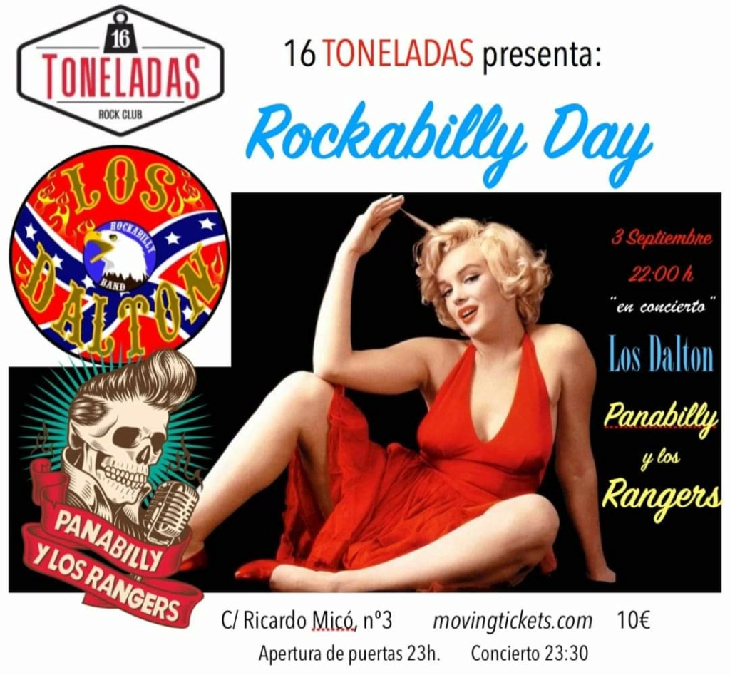 ROCKABILLY DAY-PANABILLY Y LOS RANGERS-LOS DALTON 3 DE SEPTIEMBRE 2022 16 TONELADAS  Fb_i2631