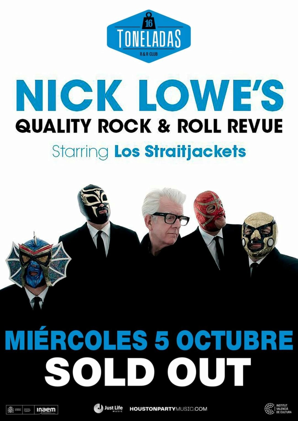 NICK LOWE WITH LOS STRAITJACKETS 5 DE OCTUBRE 2022 16 TONELADAS  Fb_i2757