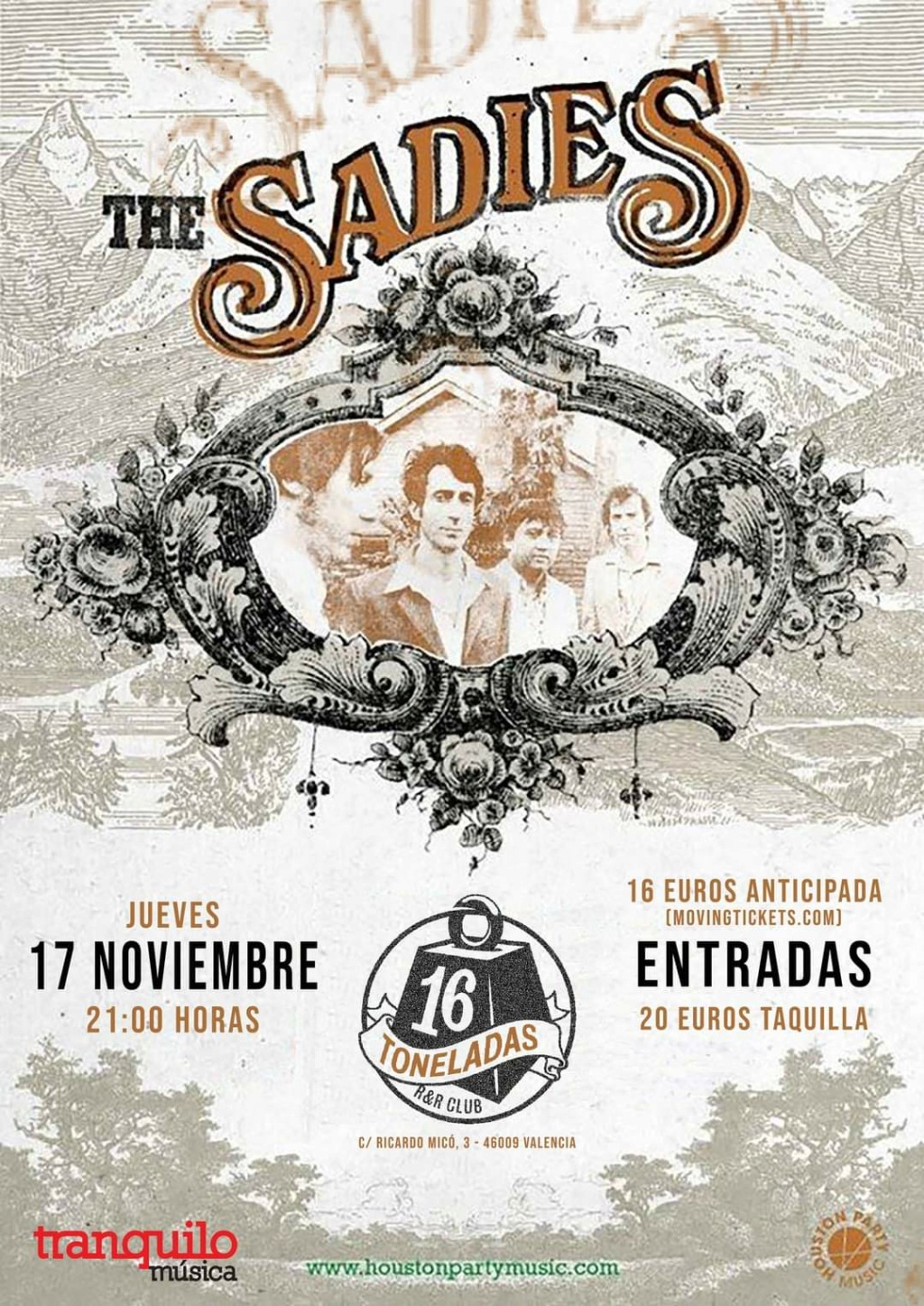 THE SADIES 17 DE NOVIEMBRE 2022 16 TONELADAS  Fb_i2802