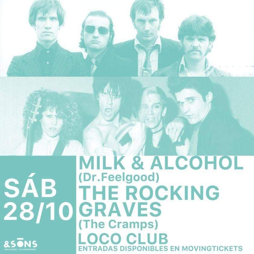 MILK AND ALCOHOL - THE ROCKIN  GRAVES 28 OCTUBRE 2023 LOCO CLUB  Fb_i3576