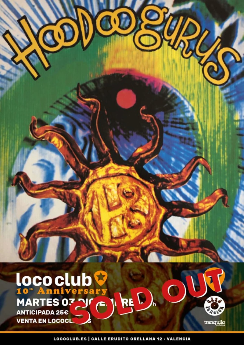 HOODOO GURUS 3 DICIEMBRE 2019 LOCO CLUB  Fb_im918