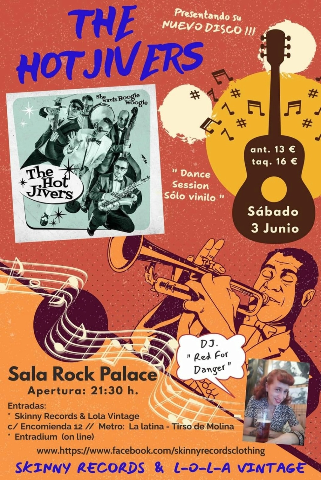 THE HOT JIVERS 3 DE JUNIO 2023 ROCK PALACE MADRID  Img-2155
