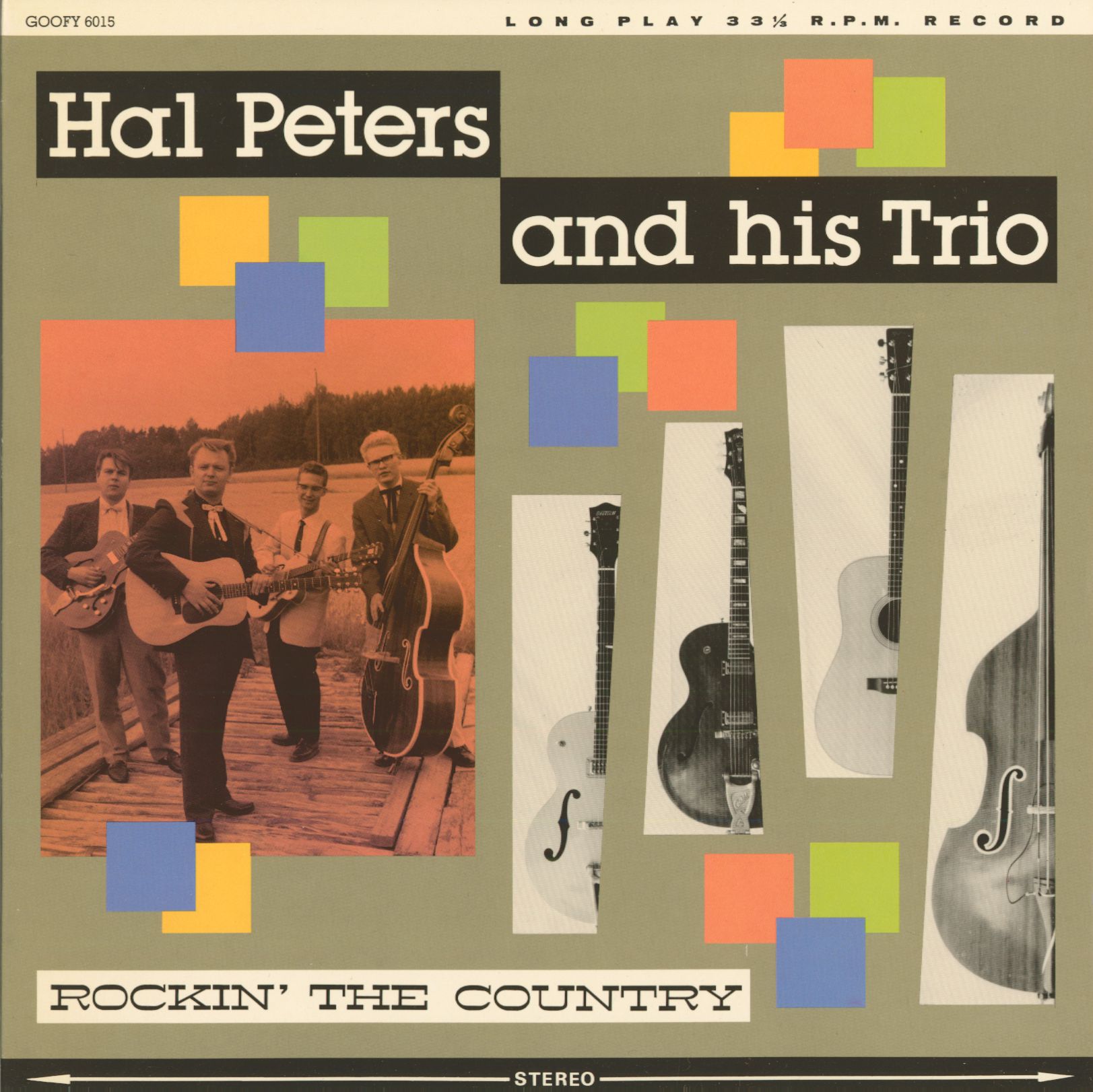HAL PETER'S TRIO ROCKIN THE COUNTRY ROCKHOUSE 1990 Lpgoof10