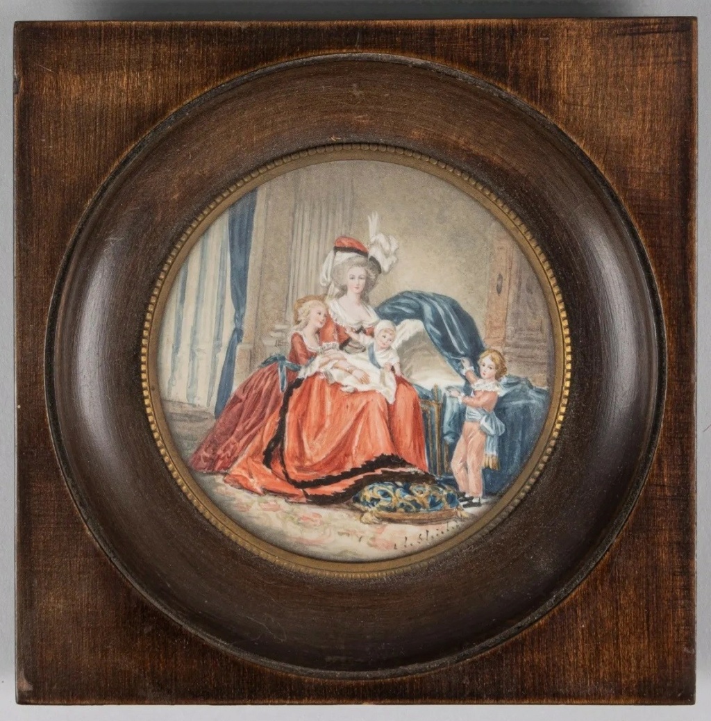 Portrait Marie Antoinette et ses enfants par Elisabeth Louise Vigée Lebrun - Page 3 Telech61