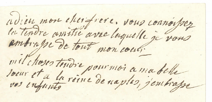 Lettre de Marie Antoinette à son frère Léopold II (1791) Tzolzo29