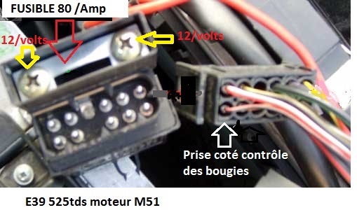 [ Bmw E39 525 tds M51 an 1997 ] Problème Intensité bougies de préchauffage  12_m5112