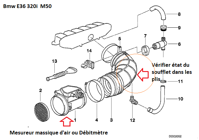 Probleme - [ BMW E36 320ia M50 an 1991 ] Problème Moteur Ralenti instable, cale a chaud comme a froid (résolu) 13_17112