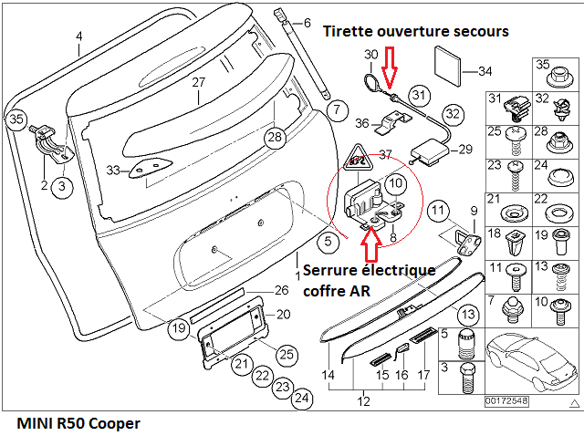 (Abandonné )[ Mini Cooper an 2002 ] Problème d'ouverture coffre AR 41_cof10