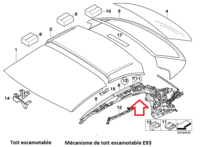 [ BMW E93 Cabriolet 330D an 2008 ] PROBLEME AVEC MISE EN PLACE DU TOIT EN DECAPOTABLE 54_03610