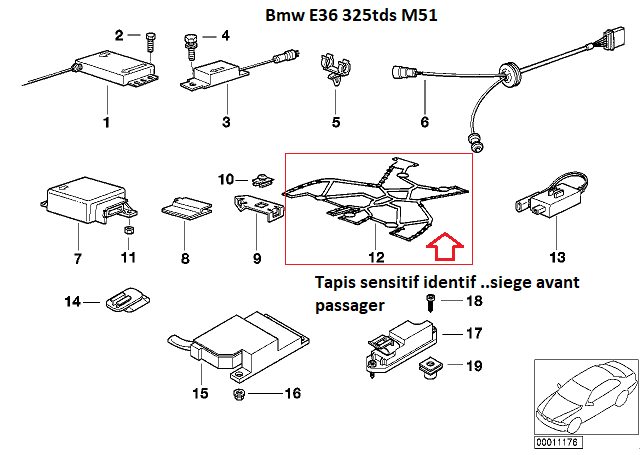 (Abandonné ) [ Bmw E36 325 tds M51 an 1994 ] voyant airbag 65_e3611