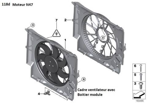 Bmw E87 118d N47 an 2008 ] Problème ventilateur moteur(Résolu)