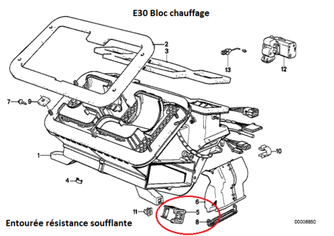 BMW E30 320i an 1984 ] ventilation habitacle ne fonctionne pas (résolu)