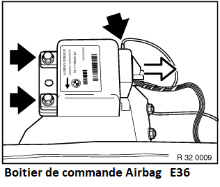 Abandonné ) [ Bmw E36 325 tds M51 an 1994 ] voyant airbag